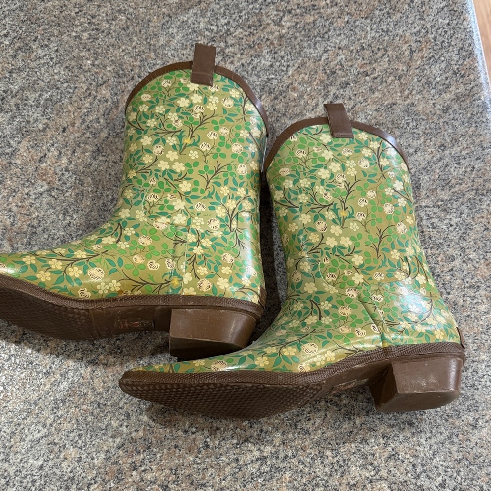 Tamara Henriques Cowboy Rain Boots - Size 38 (7.5-8)